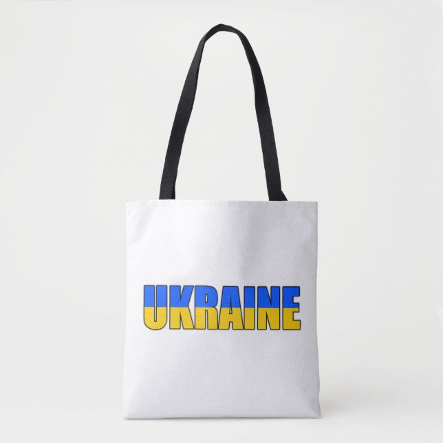 Ukraine-Flagge Tasche (Vorderseite)
