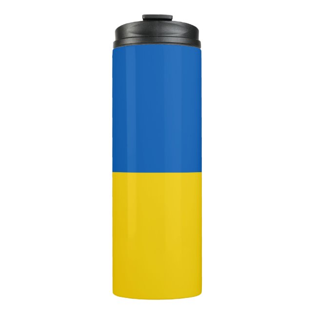 Ukraine-Flagge Thermosbecher (Vorderseite)