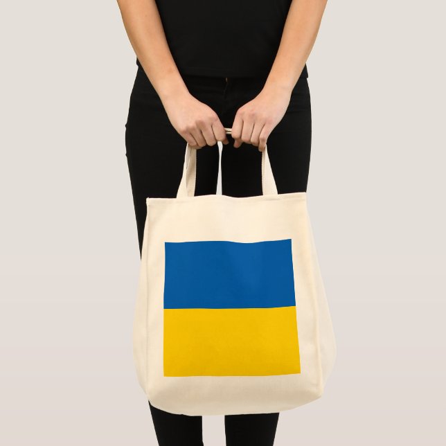 Ukraine-Flagge Tragetasche (Vorderseite (Produkt))