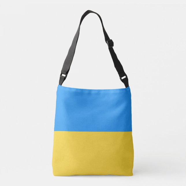 Ukraine-Flagge Tragetaschen Mit Langen Trägern (Rückseite)