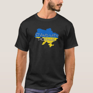 Ukraine Flagge Ukraine ukrainischer EU-STAND MIT T T-Shirt