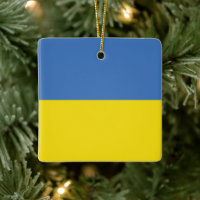 Ukraine-Flagge, Ukrainisch Slava Ukraini Слава Укр