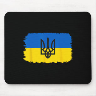 Ukraine-Flagge Ukrainisch Ukraine Stolz Herz 4 Mousepad