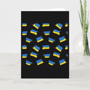Ukraine-Flagge - Ukrainische Flagge - Ukraine Karte