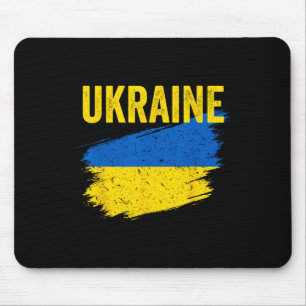 Ukraine-Flagge Ukrainisches Hemd Mousepad