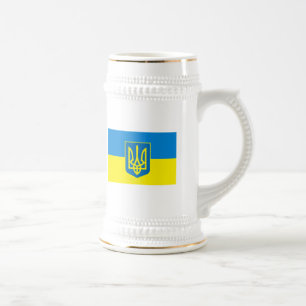 Ukraine-Flagge w COA-Tasse Bierglas