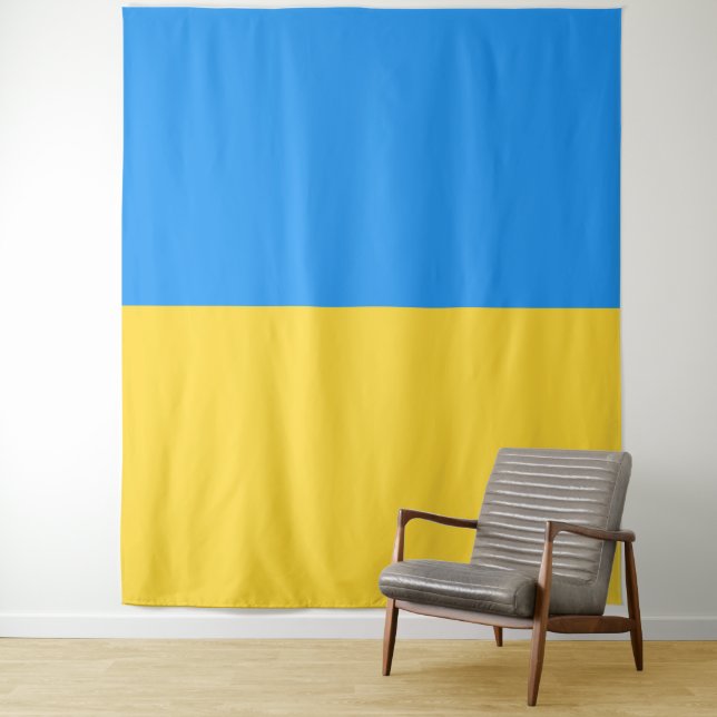 Ukraine-Flagge Wandteppich (Beispiel)