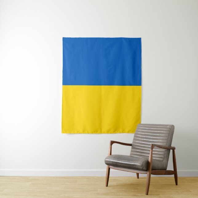 Ukraine-Flagge Wandteppich (Beispiel)