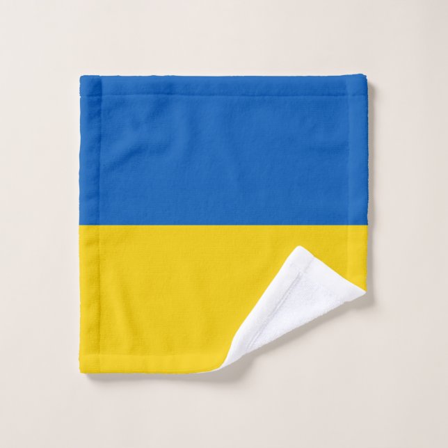 Ukraine-Flagge Waschlappen (Waschlappen)