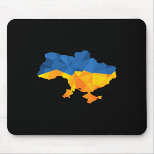 Ukraine-Flaggen-Emblem-Karte Patriot für Männer un Mousepad
