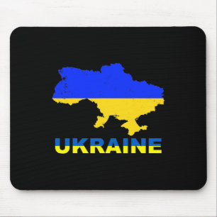 Ukraine-Flaggen-Shirt Ukrainer Geschenk Ukrainisch Mousepad