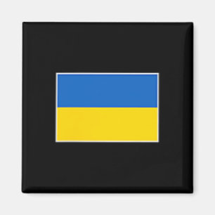Ukraine-Flaggen-T-Shirt Frauen Männer Linke Brust Magnet