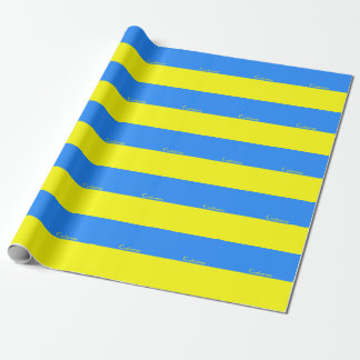 Ukraine Flaggenblau-Gelber Thunder_Cove Geschenkpapier