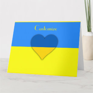Ukraine Flaggenblau-Gelber Thunder_Cove Karte
