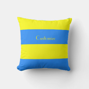 Ukraine Flaggenblau-Gelber Thunder_Cove Kissen