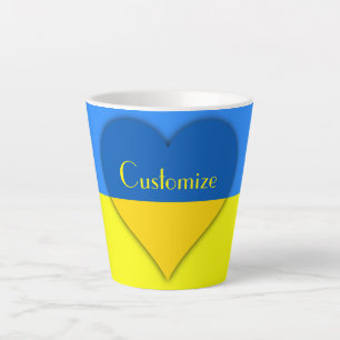Ukraine Flaggenblau-Gelber Thunder_Cove Milchtasse