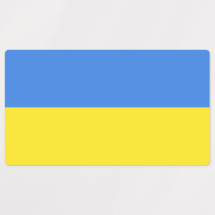 Ukraine - Flaggenfreiheit Etiketten