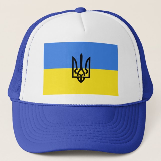 Ukraine - Flaggenfreiheit Truckerkappe (Vorderseite)