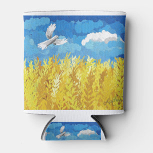 Ukraine Flaggenlandschaft Dosenkühler