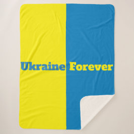 Ukraine Forever Sherpa Blanket Sherpadecke