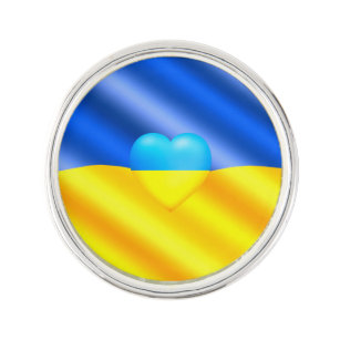 Ukraine - Frieden - ukrainische Flagge - Freiheit  Anstecknadel