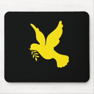 Ukraine Friedens Taube Bete Für Ukraine Flagge Kos Mousepad