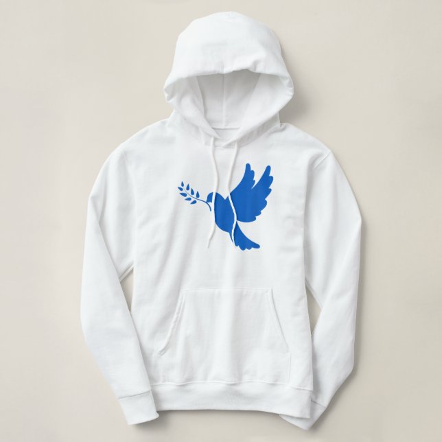 Ukraine Friedenstaube Hoodie (Design vorne)