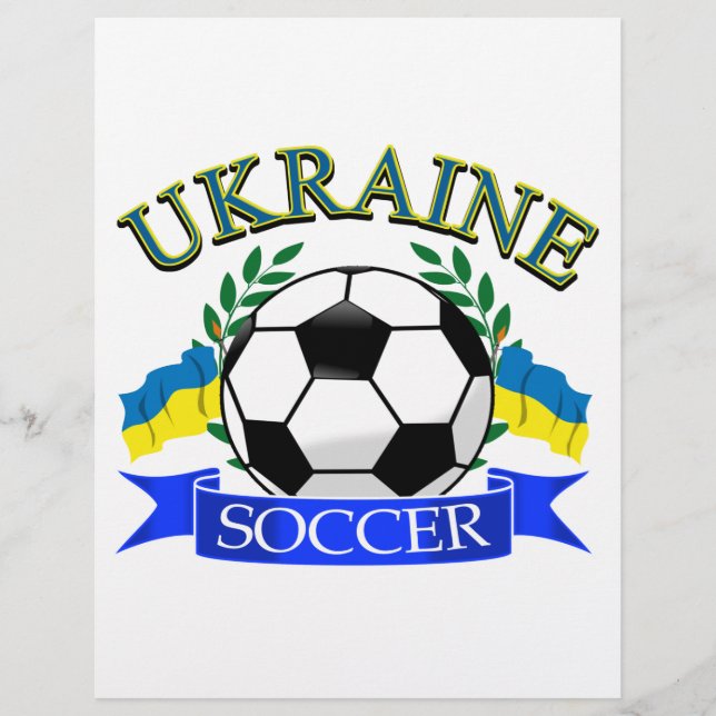 Ukraine Fußball-Designs (Vorderseite)