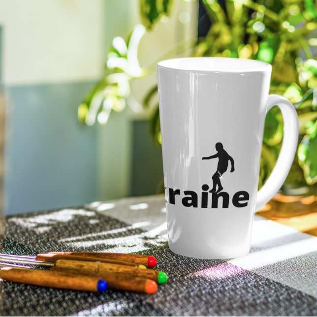 Ukraine Fußball Milchtasse (Von Creator hochgeladen)