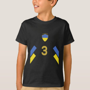 Ukraine Fußballtrikot - Ukraine Flagge Fußll Numme T-Shirt