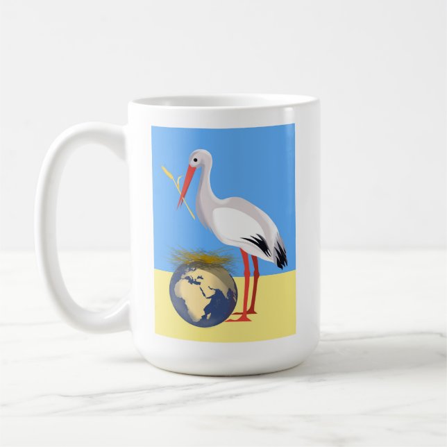 Ukraine "gelb blau" Tasse (Links)