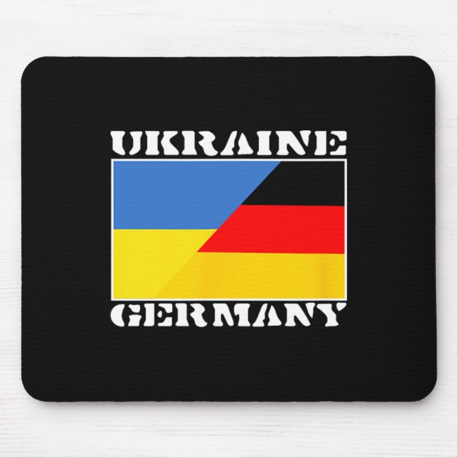 Ukraine Germany  Mousepad (Vorne)