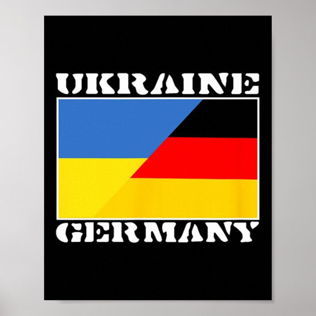 Ukraine Germany  Poster (Vorne)