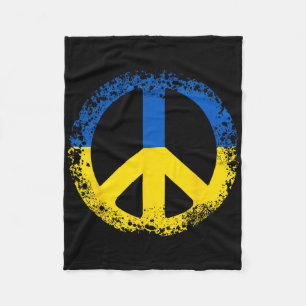 Ukraine Geschenkflagge Ukraini Kiew Ukrainisch Ukr Fleecedecke