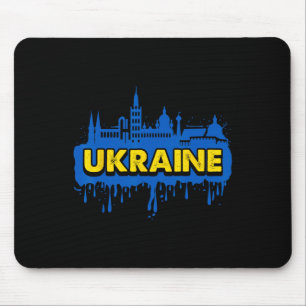 Ukraine Geschenkflagge Ukraini Kiew Ukrainisch Ukr Mousepad