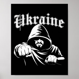 Ukraine Geschenkflagge Ukraini Kiew Ukrainisch Ukr Poster