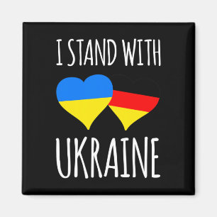 Ukraine Herz Flagge Deutschland Freundschaft Magnet