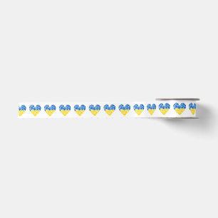 Ukraine Herz Satinband