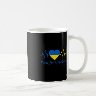Ukraine Herzschlag Bete Für Ukraine Pride-Flagge F Kaffeetasse