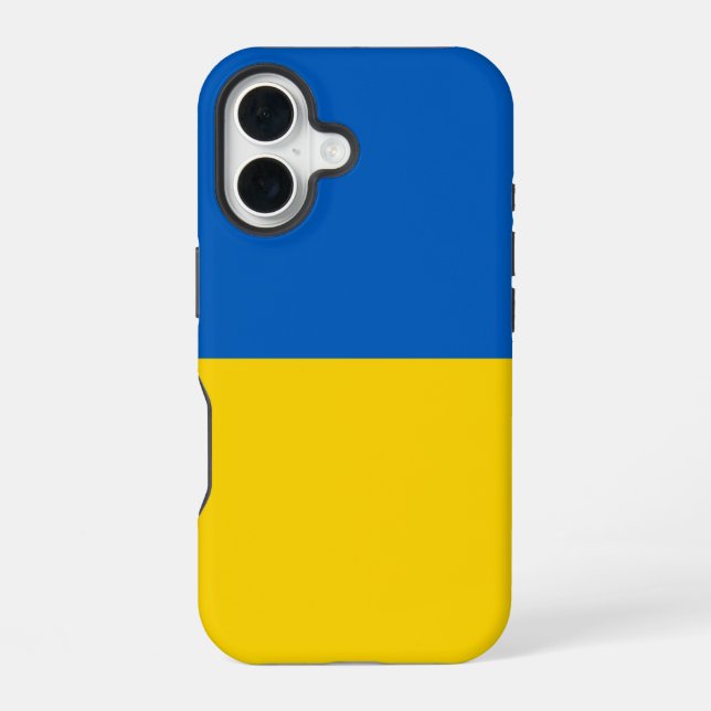 Ukraine iPhone 16 Hülle (Rückseite)