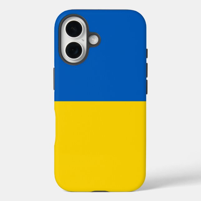 Ukraine iPhone 16 Hülle (Rückseite)