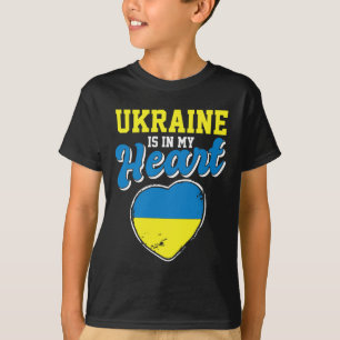Ukraine ist in meinem Herzen Stolz Ukrainischer Re T-Shirt