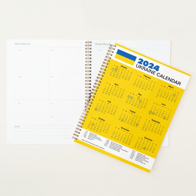Ukraine Kalender 2024 Neujahr Planer (Anzeige)