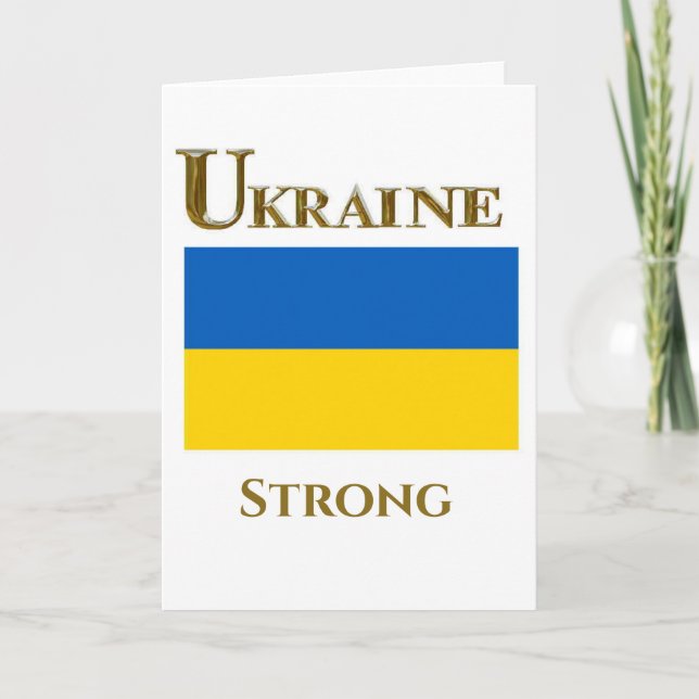 UKRAINE KARTE (Vorderseite)