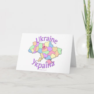 Ukraine-Karte Karte