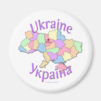Ukraine-Karte Magnet
