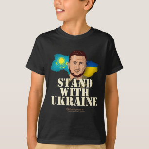 Ukraine Kasachstan Wolodymyr Selenskyj Steh mit de T-Shirt