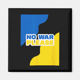 Ukraine Kein Krieg Bitte Frieden Mit Ukrainischer Magnet