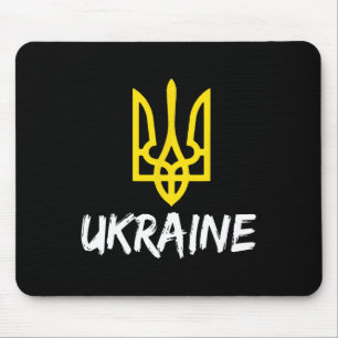 Ukraine-Kleidung für Ukrainer und Unterstützer von Mousepad