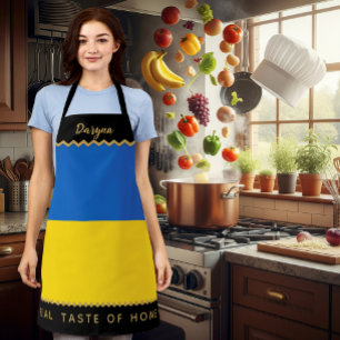Ukraine Koch Schürze, ukrainische Flagge Schürze